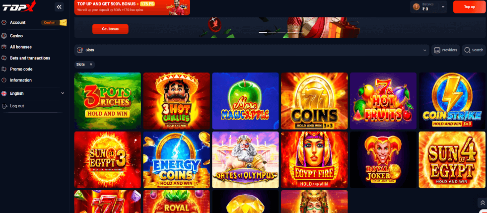 topx slots online